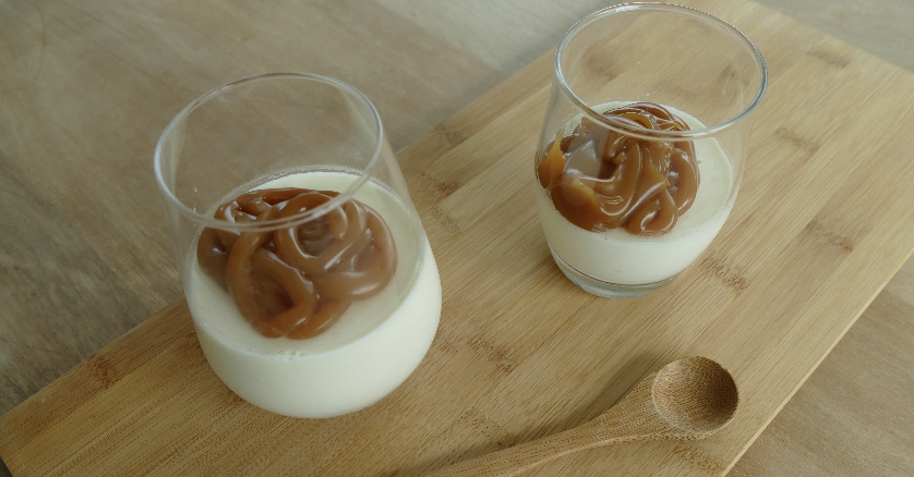 Panna cotta au caramel beurre salé 